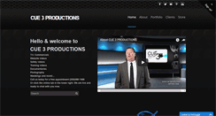 Desktop Screenshot of cue3productions.com
